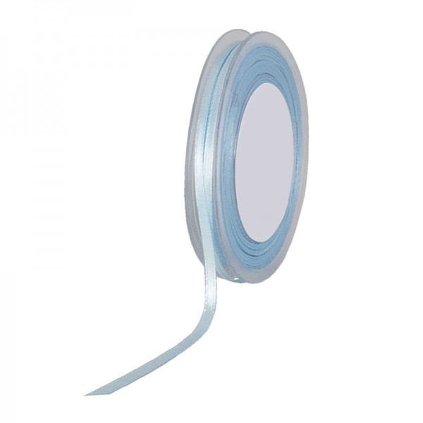 Satinband SIMPEL, creme: 3 mm breit / 50 Meter, mit einfacher schlichter Webkante.