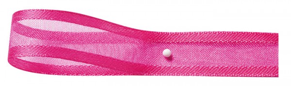 Florband: 15mm breit / 25m-Rolle, pink