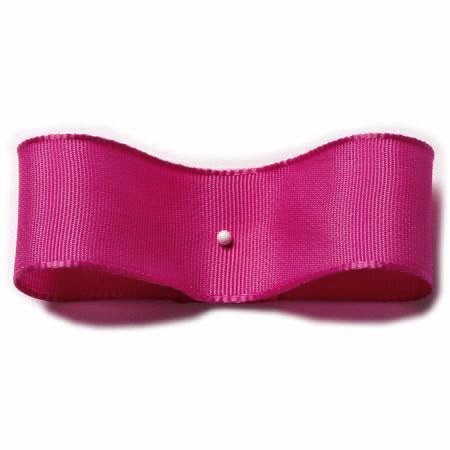 Drahtkantenband: 25mm breit / 25m-Rolle, pink