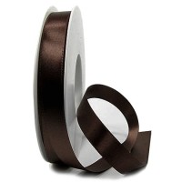 Satinband SINFINITY, dunkelbraun: 15mm breit / 25m-Rolle, mit feiner Webkante. Satinband SINFINITY, dunkelbraun: 15mm breit / 25m-Rolle, mit feiner Webkante.