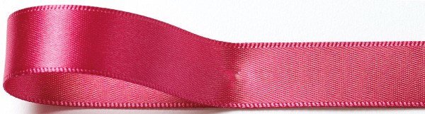 Satinband SINFINITY, pinki: 6mm breit / 50m-Rolle, mit feiner Webkante.