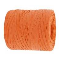 PAPER-Raffia-Bast, orange: 5mm breit / 200m-Rolle PAPER-Raffia-Bast, orange: 5mm breit / 200m-Rolle