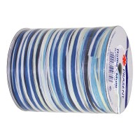 Raffia-MULTI-Bindebast: 5mm breit / 50m-Rolle, hellblau-dunkelblau-weiß Raffia-MULTI-Bindebast: 5mm breit / 50m-Rolle, hellblau-dunkelblau-weiß