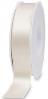 Satinband-PRÄSENT: 25mm breit / 25m-Rolle, elfenbein. Satinband-PRÄSENT: 25mm breit / 25m-Rolle, elfenbein.