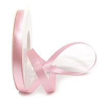 Satinband-SINFINITY, hellrosa: 10mm breit / 25m-Rolle, mit feiner Webkante Satinband-SINFINITY, hellrosa: 10mm breit / 25m-Rolle, mit feiner Webkante