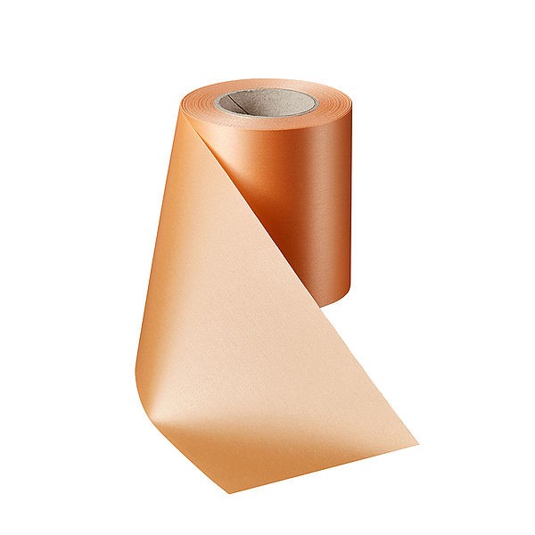 Kranzband SUPER-Satin-UNI, pfirsich