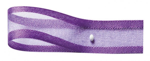 Florband: 25mm breit / 25m-Rolle, lila