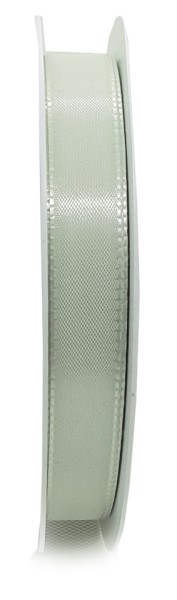 Taftband, hellgrau: 15mm breit / 50m-Rolle, mit feiner Webkante