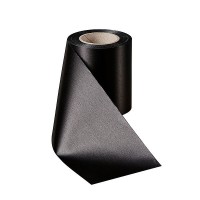 Kranzband SUPER-Satin-UNI, schwarz Kranzband SUPER-Satin-UNI, schwarz