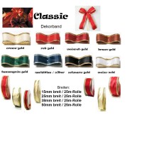 Dekorband Classic, Breiten- und Farbauswahl Dekorband Classic, Breiten- und Farbauswahl