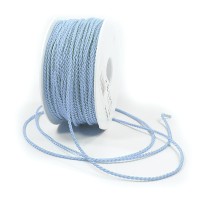 Kordel 2mm, gedreht, hellblau - 50m-Rolle Kordel 2mm, gedreht, hellblau - 50m-Rolle
