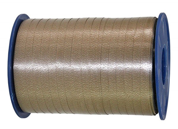 Ringelband: 10mm breit / 250m-Rolle, taupe