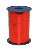 Polyringelband: 5mm breit / 400m-Rolle, rot-metallic Polyringelband: 5mm breit / 400m-Rolle, rot-metallic