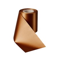 Kranzband SUPER-Satin-UNI, braun Kranzband SUPER-Satin-UNI, braun