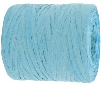PAPER-Raffia-Bast, hellblau: 5mm breit / 200m-Rolle. PAPER-Raffia-Bast, hellblau: 5mm breit / 200m-Rolle.