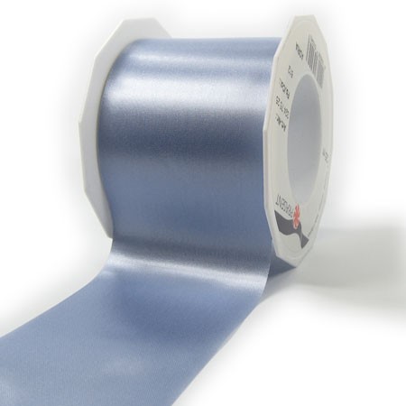 Satinband-ADRIA, hellblau: 72 mm breit / 25 m - Tischband