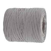 PAPER-Raffia-Bast, grau: 5mm breit / 200m-Rolle PAPER-Raffia-Bast, grau: 5mm breit / 200m-Rolle