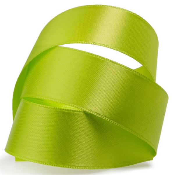 Satinband-SATINA: 15mm breit / 50m-Rolle, lindgrün (53)
