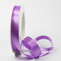Satinband-SINFINITY, lavendel: 15mm breit / 25m-Rolle, mit feiner Webkante Satinband-SINFINITY, lavendel: 15mm breit / 25m-Rolle, mit feiner Webkante