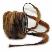 Filzkordel: braun-natur - 12mm Ø breit / 10m-Rolle Filzkordel: braun-natur - 12mm Ø breit / 10m-Rolle