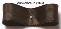 Seiden-/Satinband: 38mm breit / 25m-Rolle, dunkelbraun Seiden-/Satinband: 38mm breit / 25m-Rolle, dunkelbraun