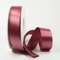 Satinband-SINFINITY, altrosa: 25mm breit / 25m-Rolle, mit feiner Webkante Satinband-SINFINITY, altrosa: 25mm breit / 25m-Rolle, mit feiner Webkante