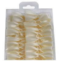 Fertigschleife 2-Flügel: creme Fertigschleife 2-Flügel: creme