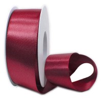 Satinband-SININITY: 38mm breit / 25m-Rolle, brombeer. Satinband-SININITY: 38mm breit / 25m-Rolle, brombeer.