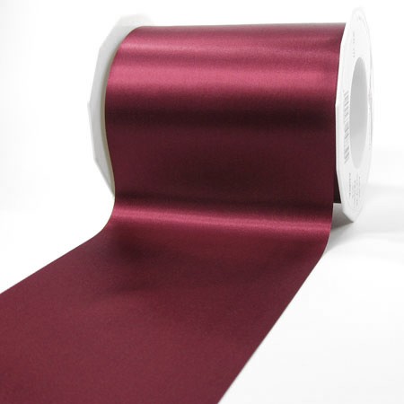 Satinband-ADRIA, brombeer - Tischband: 112 mm breit / 25 m