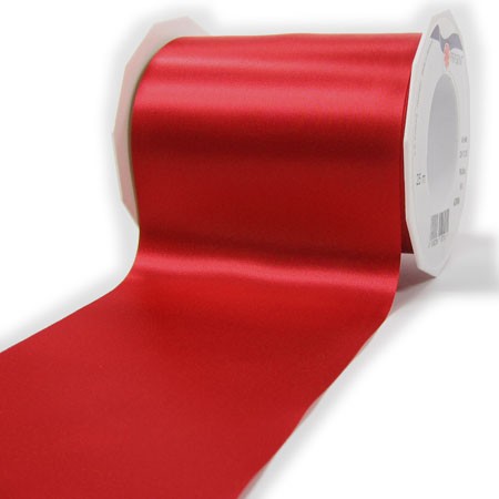 Satinband-ADRIA, Tischband: 112 mm breit / 25-Meter-Rolle, rot