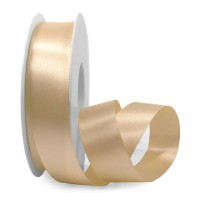 Satinband-SINFINITY, kaschmir-beige: 25mm breit / 25m-Rolle, mit feiner Webkante Satinband-SINFINITY, kaschmir-beige: 25mm breit / 25m-Rolle, mit feiner Webkante