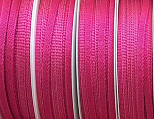 Gummiband 5mm breit / 20m-Rolle, pink - waschbar bis 60º Grad