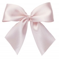 Fertigschleifen aus doppelseitigem Satinband, hellrosa mit 2 Flügeln: 25 Stück in Klarsicht-Box. Maße: von Flügel zu Flügel: ca. 10 cm Fertigschleifen aus doppelseitigem Satinband, hellrosa mit 2 Flügeln: 25 Stück in Klarsicht-Box. Maße: von Flügel zu Flügel: ca. 10 cm