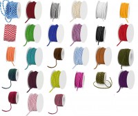 Kordel, 4mm breit - Farbauswahl Kordel, 4mm breit - Farbauswahl