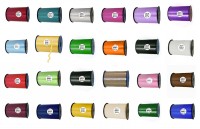 Ringelband: 10mm breit / 250m-Rolle, Farbauswahl Ringelband: 10mm breit / 250m-Rolle, Farbauswahl