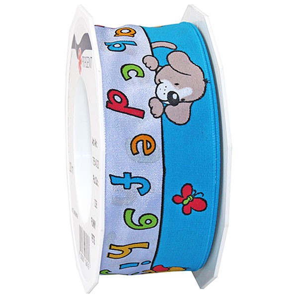 Geschenkband: FUNNY PETS, 40mm breit / 20m-Rolle