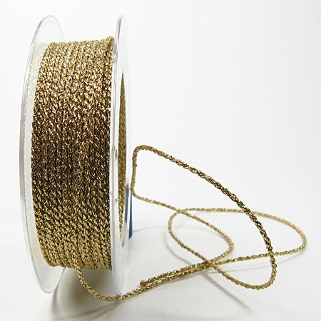Lurexkordel 2mm, gold