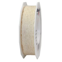 Spitzenband: 25mm breit / 25m-Rolle, creme Spitzenband: 25mm breit / 25m-Rolle, creme