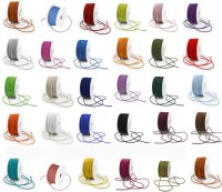 Kordeln gedreht: 2 mm breit / 50 Meter - Farbauswahl Kordeln gedreht: 2 mm breit / 50 Meter - Farbauswahl