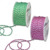 SPREE-Kordel, 2mm / 50m-Rolle, zweifarbig SPREE-Kordel, 2mm / 50m-Rolle, zweifarbig