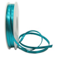 Satinband SINFINITY, dunkeltürkis: 6mm breit / 50m-Rolle, mit feiner Webkante. Satinband SINFINITY, dunkeltürkis: 6mm breit / 50m-Rolle, mit feiner Webkante.