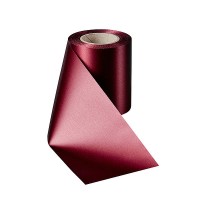 Kranzband SUPER-Satin-UNI, kardinalrot Kranzband SUPER-Satin-UNI, kardinalrot