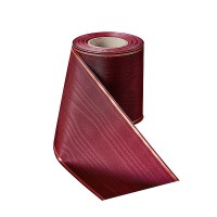 Kranzband Verzugs-Moiré PIQUET, rubinrot Kranzband Verzugs-Moiré PIQUET, rubinrot