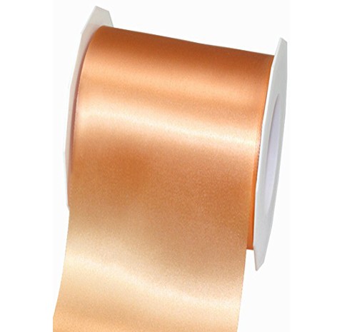 Satinband-ADRIA, Tischband: 72 mm breit / 25-Meter-Rolle, apricot