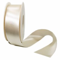 Satinband SATINA, creme: 40 mm breit, 50 Meter Satinband SATINA, creme: 40 mm breit, 50 Meter