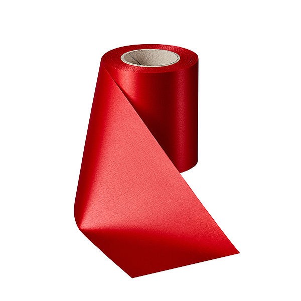 Kranzband SUPER-Satin-UNI, rot