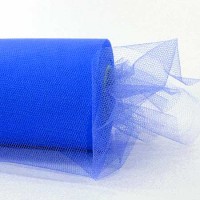 Tüllband, 100mm breit / 50m-Rolle, blau Tüllband, 100mm breit / 50m-Rolle, blau