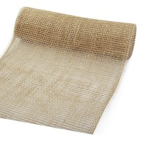 DEKOR-Jute - Tischläufer: 300mm breit / 10m-Rolle, natur DEKOR-Jute - Tischläufer: 300mm breit / 10m-Rolle, natur