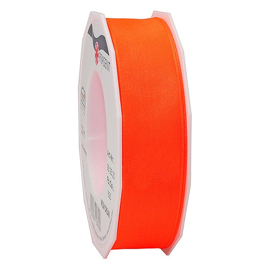 DREAM-Drahtkantenband: 25mm breit / 20m-Rolle, Neon-orange