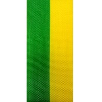 Vereinsband Schützenband, grün-gelb, 25mm breit / 25m-Rolle Vereinsband Schützenband, grün-gelb, 25mm breit / 25m-Rolle